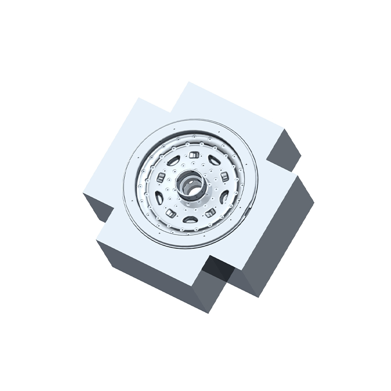 Khuôn áp suất thấp làm mát bằng nước kèm theo trục bánh xe